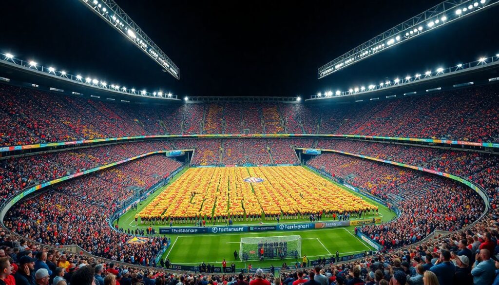 Фандвижение: как организовать флэшмоб на стадионе - иллюстрация