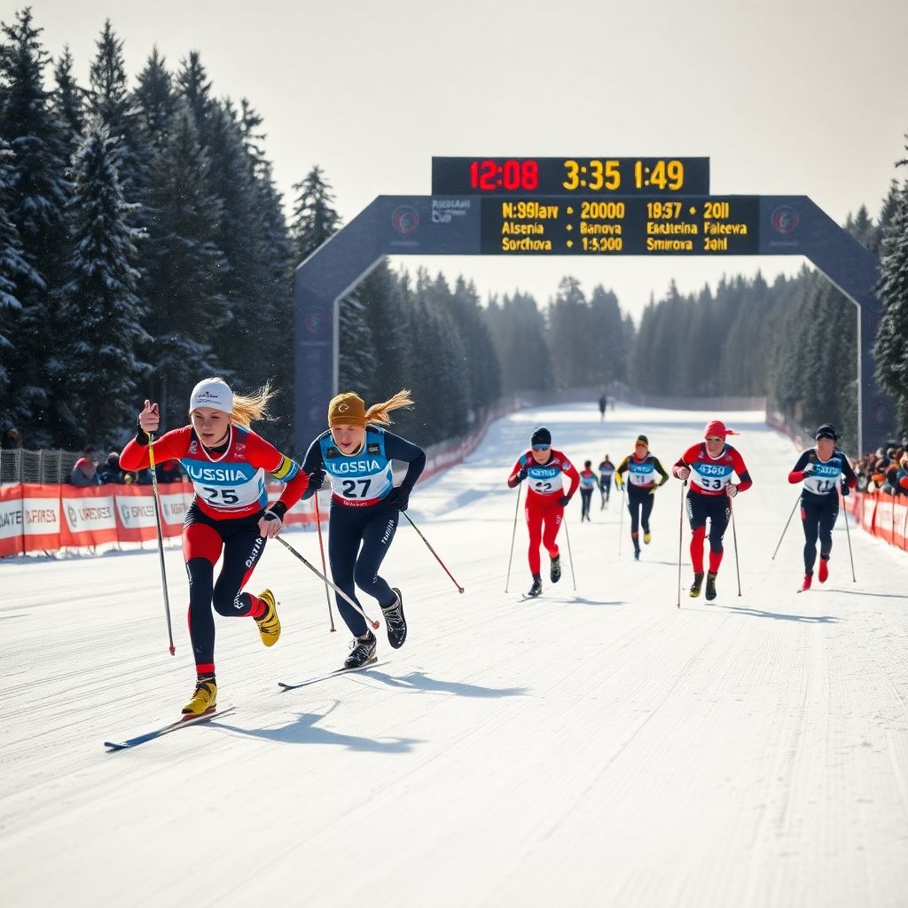 Лыжные гонки: победа Елизаветы Пантриной в спринте Кубка России в Кирово-Чепецке
