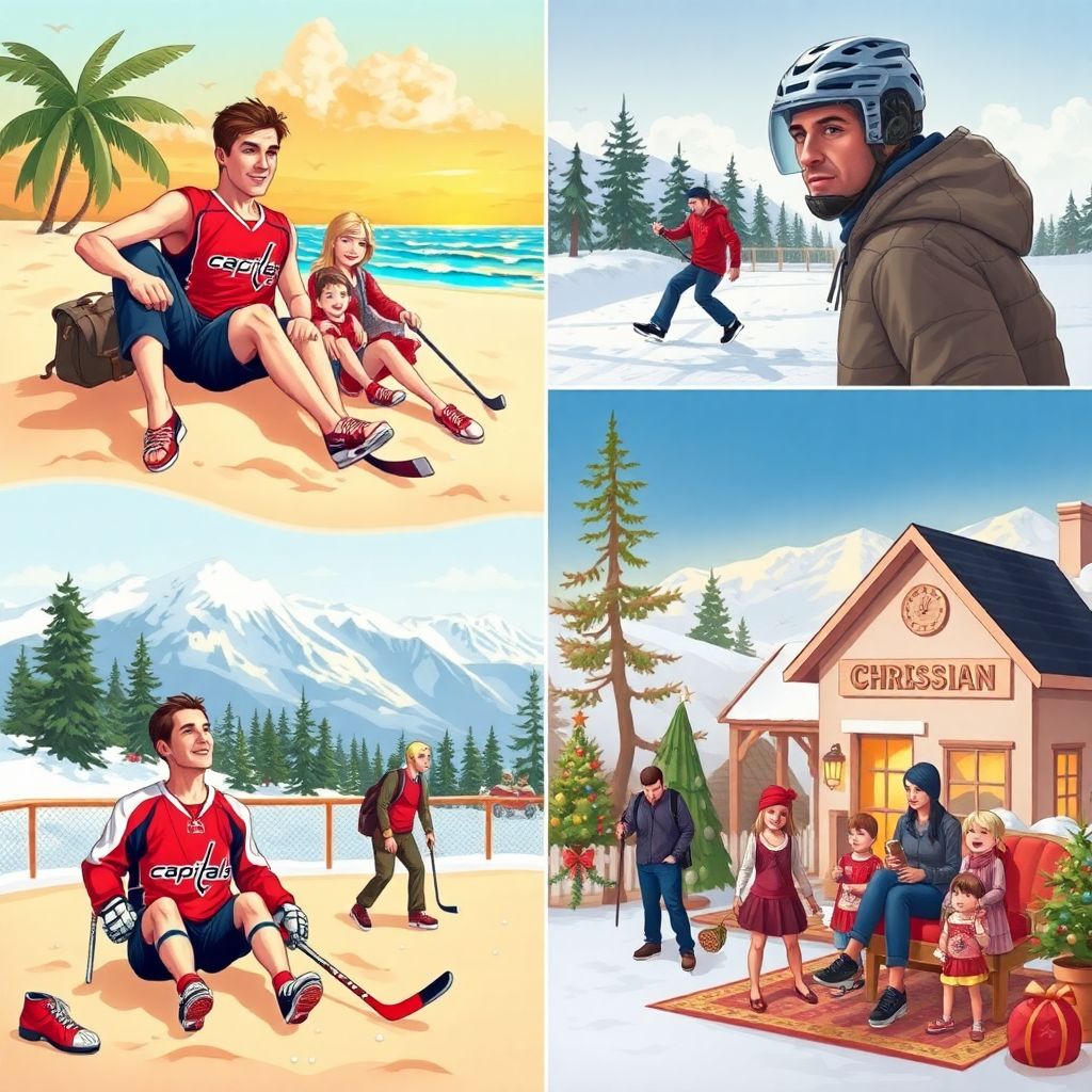 Овечкин и другие звёзды НХЛ: как русские игроки провели рождественскую паузу