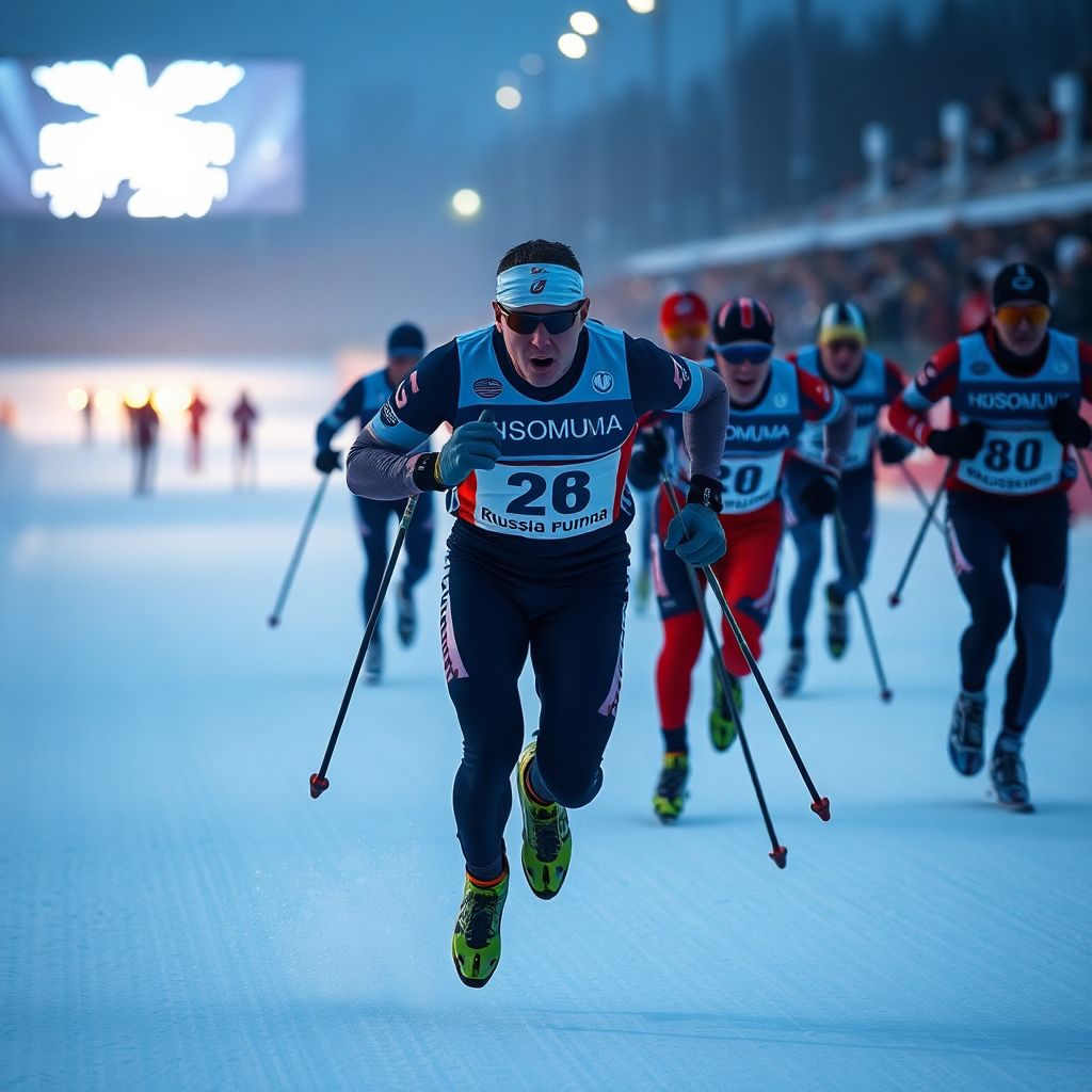 Иван Горбунов выиграл классический спринт Кубка России в Сыктывкаре после травмы