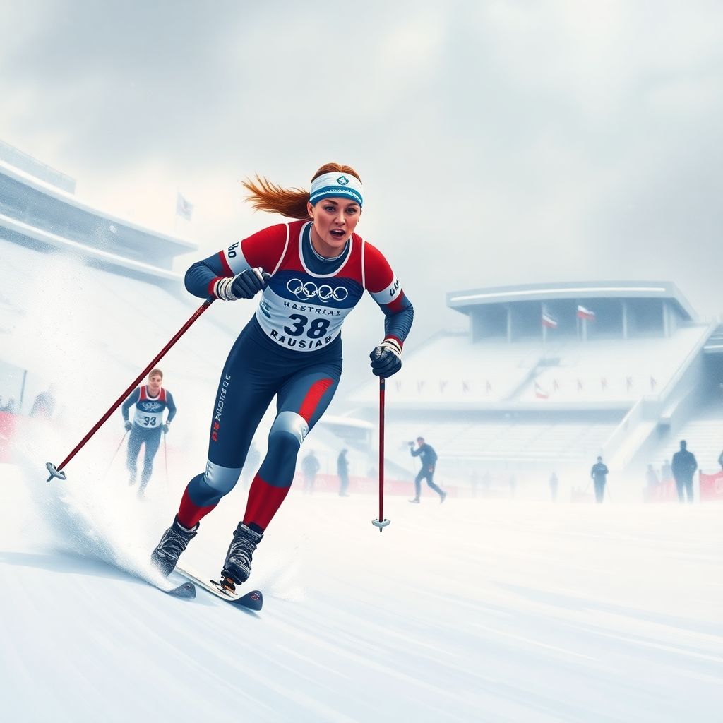 Русское золото в олимпийском биатлонном спринте: три промаха Анфисы Резцовой