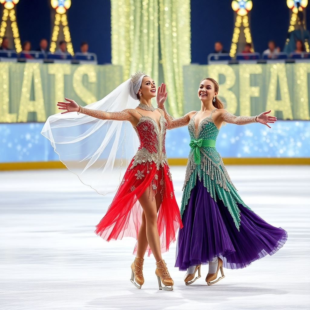 Фото со съемок шестого выпуска Ледникового периода: Загитова и Туктамышева