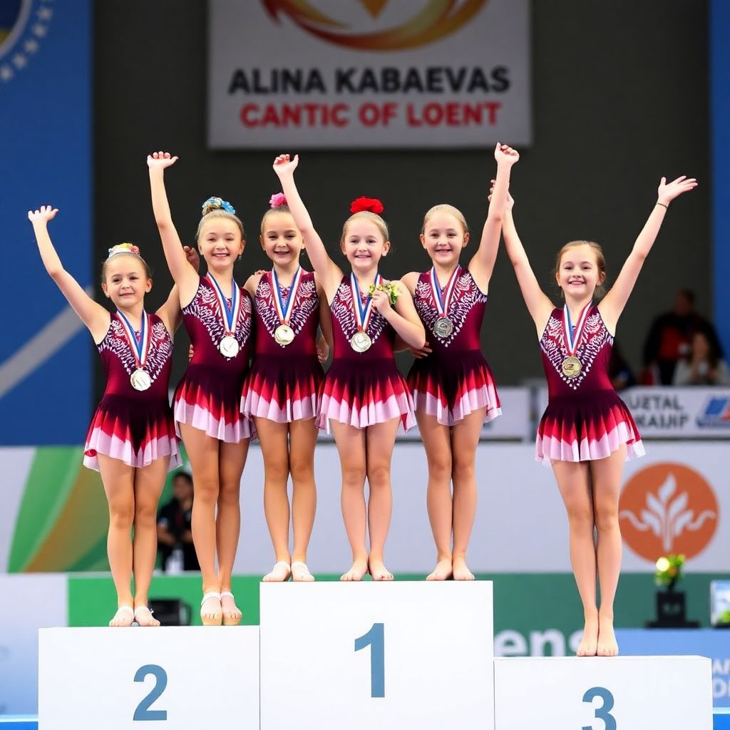 Фото первых победительниц чемпионата России: триумф академии Алины Кабаевой